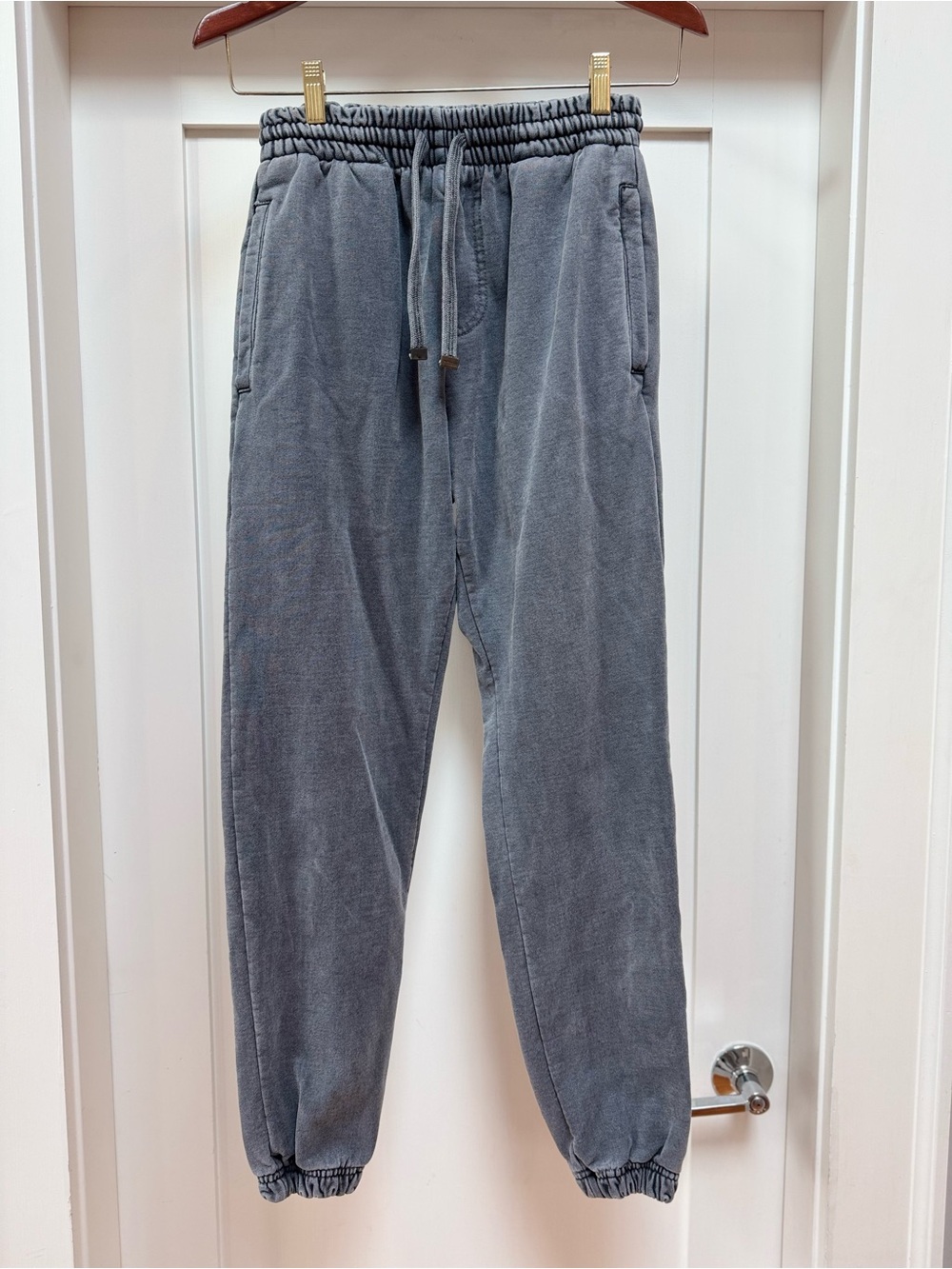 Talentless Mens Gray Drawstring Jogger Pants, Size Small, Excellent Condition